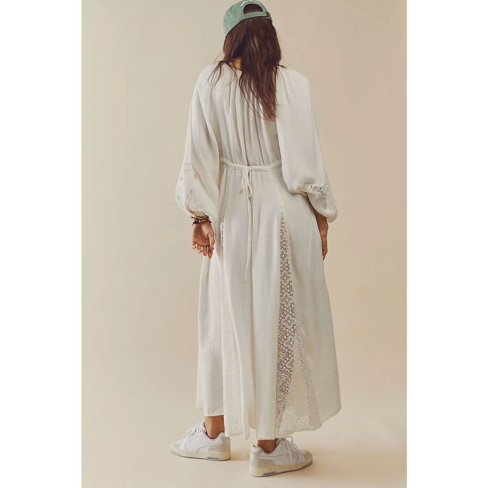 New Free People Southwest Lace Maxi Dress Size M - Picture 2 of 7